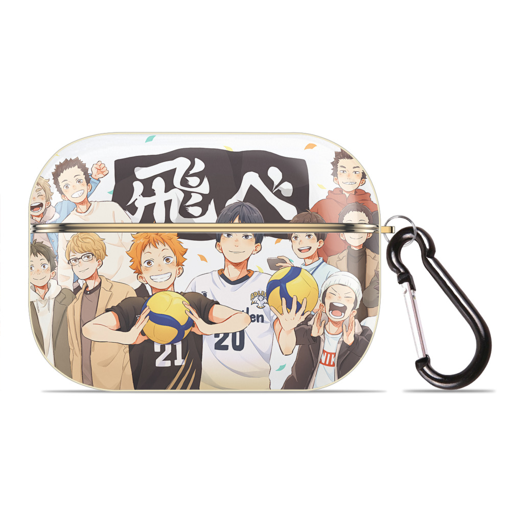 （画像用） ハイキュー!! Haikyu!! 【AirPods Pro用】ハードシェル保護ケース｜耐衝撃・防指紋・カラビナ付き商品仕様