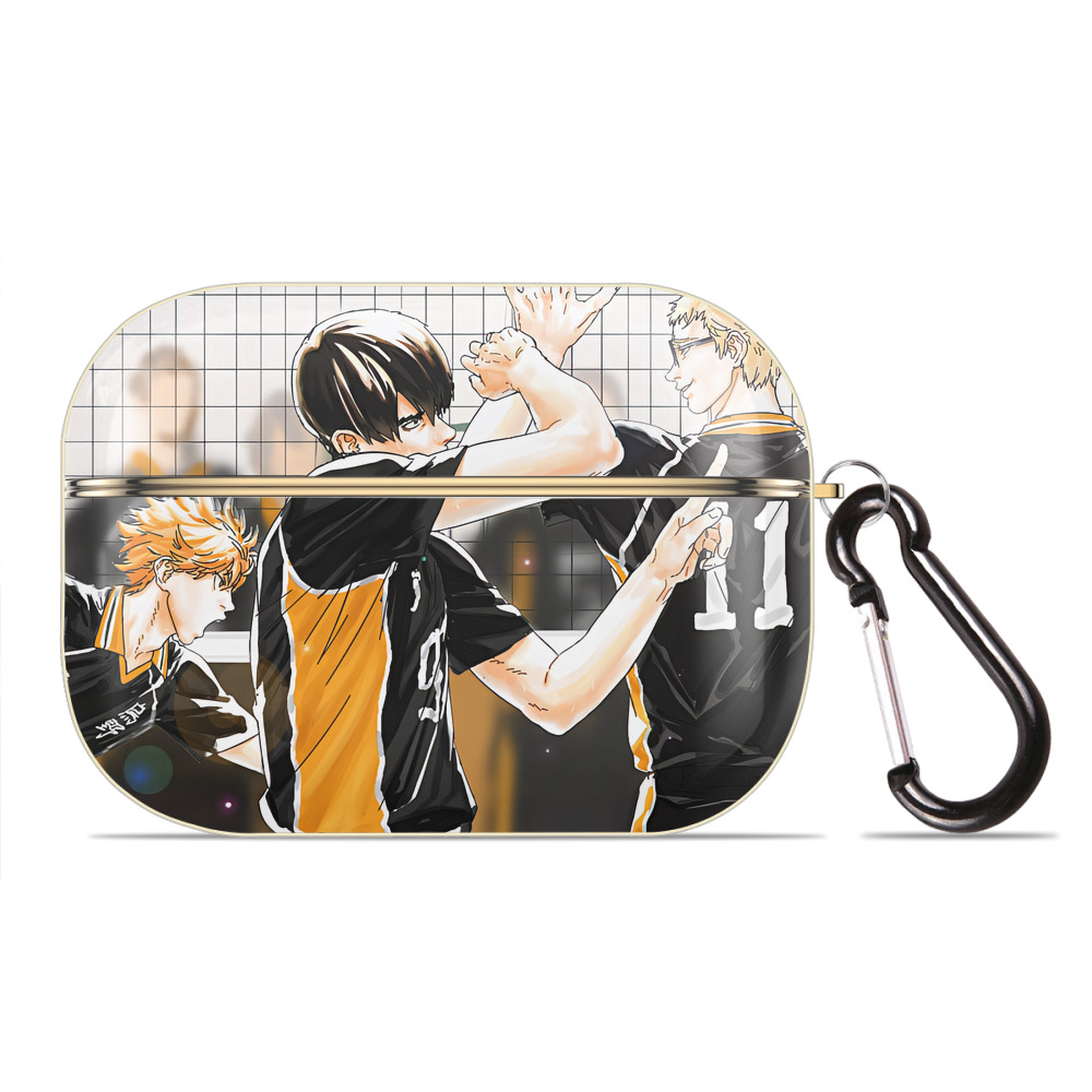 （画像用） ハイキュー!! Haikyu!! 【AirPods Pro用】ハードシェル保護ケース｜耐衝撃・防指紋・カラビナ付き商品仕様
