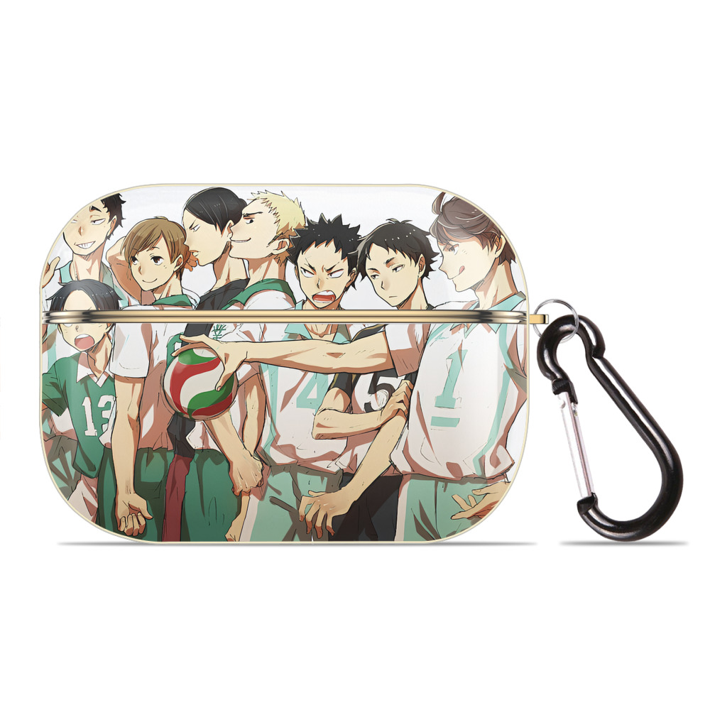 （画像用） ハイキュー!! Haikyu!! 【AirPods Pro用】ハードシェル保護ケース｜耐衝撃・防指紋・カラビナ付き商品仕様