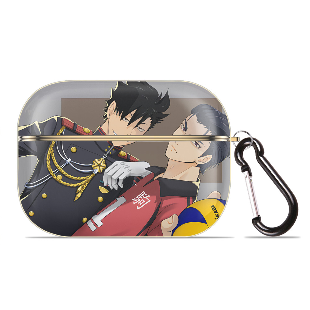 （画像用） ハイキュー!! Haikyu!! 【AirPods Pro用】ハードシェル保護ケース｜耐衝撃・防指紋・カラビナ付き商品仕様