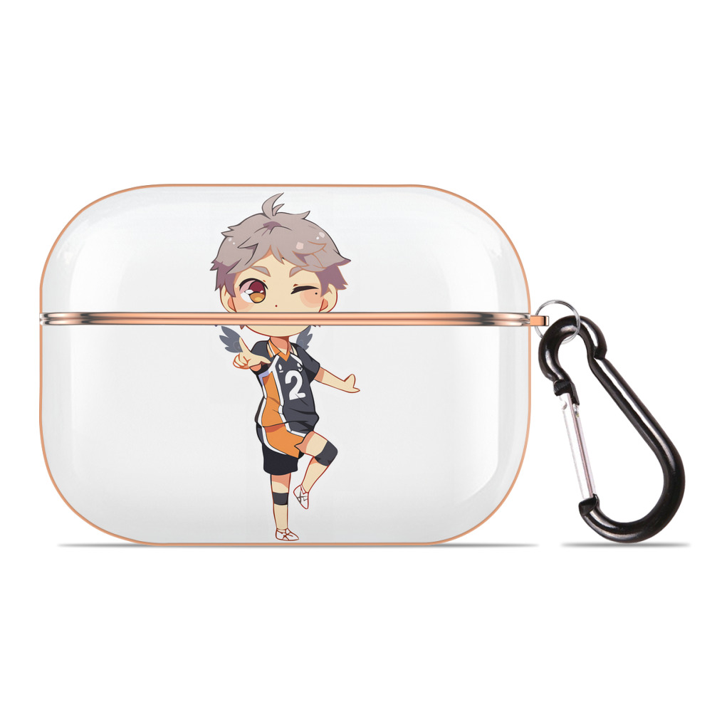 （画像用） ハイキュー!! Haikyu!! 【AirPods Pro用】ハードシェル保護ケース｜耐衝撃・防指紋・カラビナ付き商品仕様