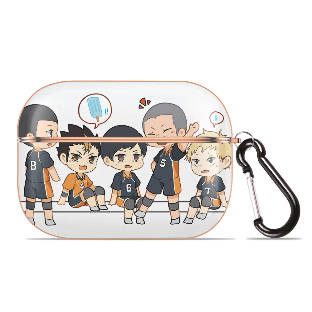 （画像用） ハイキュー!! Haikyu!! 【AirPods Pro用】ハードシェル保護ケース｜耐衝撃・防指紋・カラビナ付き商品仕様