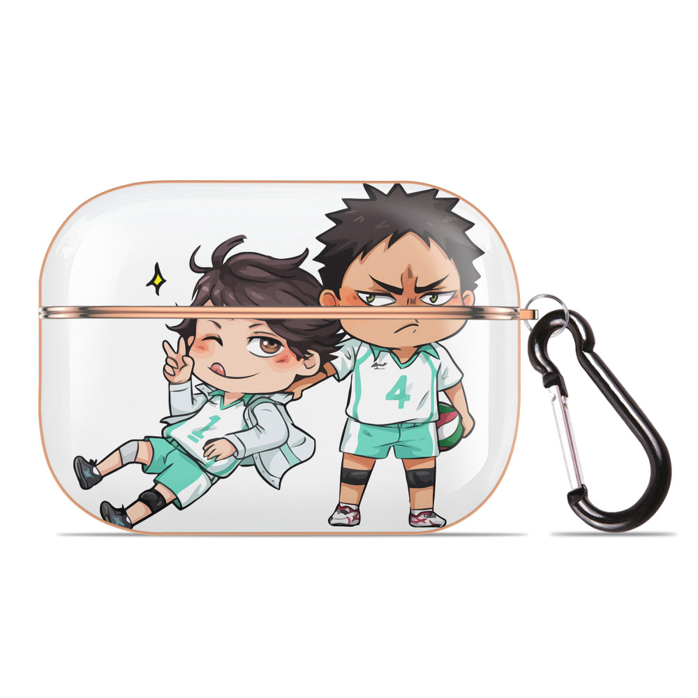 （画像用） ハイキュー!! Haikyu!! 【AirPods Pro用】ハードシェル保護ケース｜耐衝撃・防指紋・カラビナ付き商品仕様