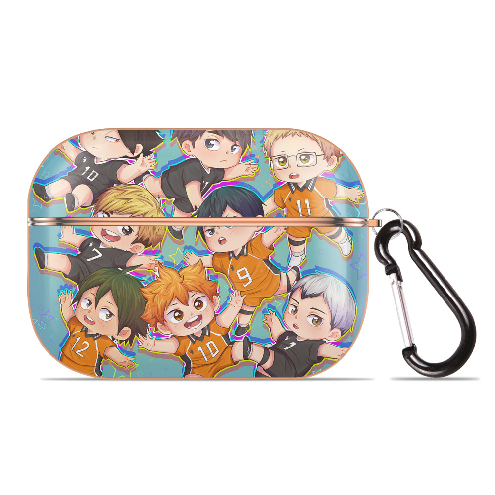 （画像用） ハイキュー!! Haikyu!! 【AirPods Pro用】ハードシェル保護ケース｜耐衝撃・防指紋・カラビナ付き商品仕様