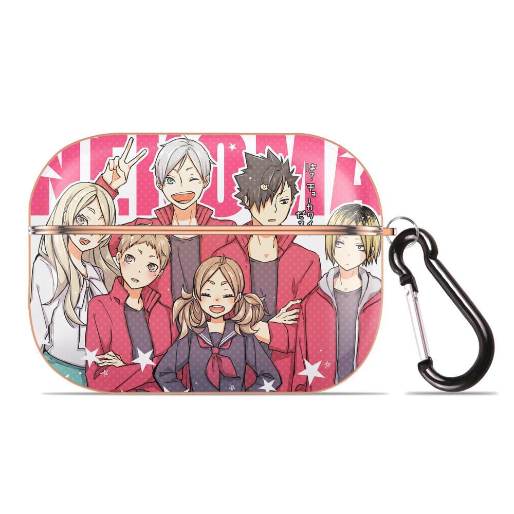 （画像用） ハイキュー!! Haikyu!! 【AirPods Pro用】ハードシェル保護ケース｜耐衝撃・防指紋・カラビナ付き商品仕様