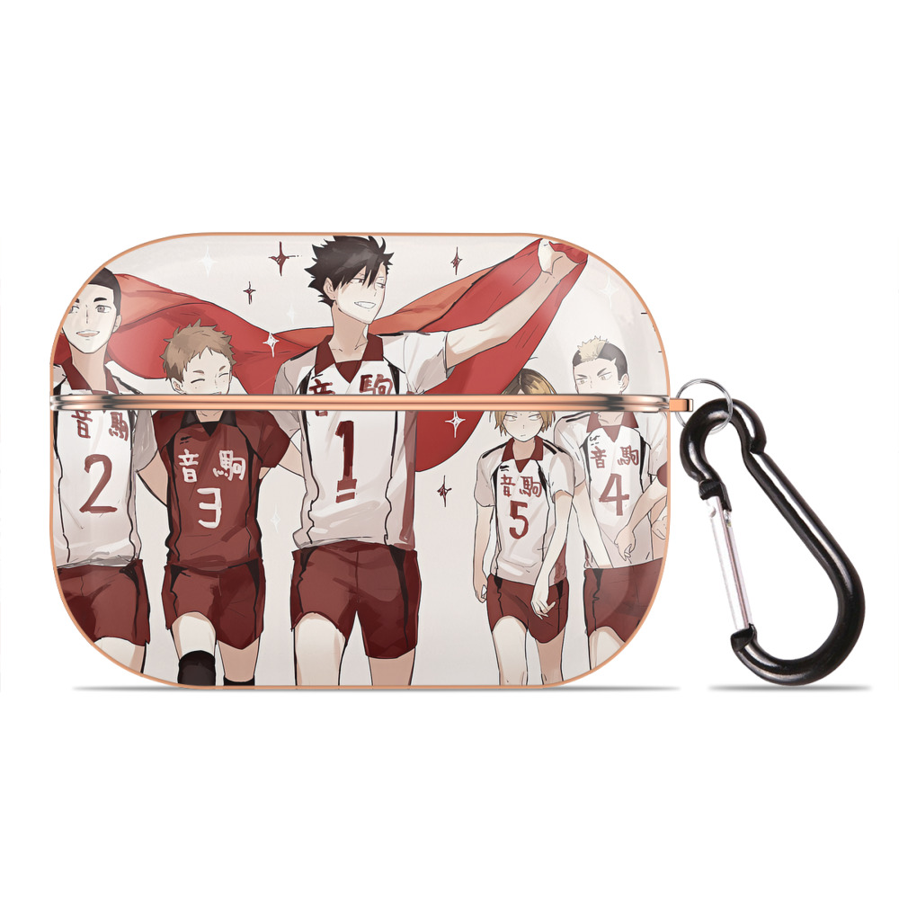 （画像用） ハイキュー!! Haikyu!! 【AirPods Pro用】ハードシェル保護ケース｜耐衝撃・防指紋・カラビナ付き商品仕様