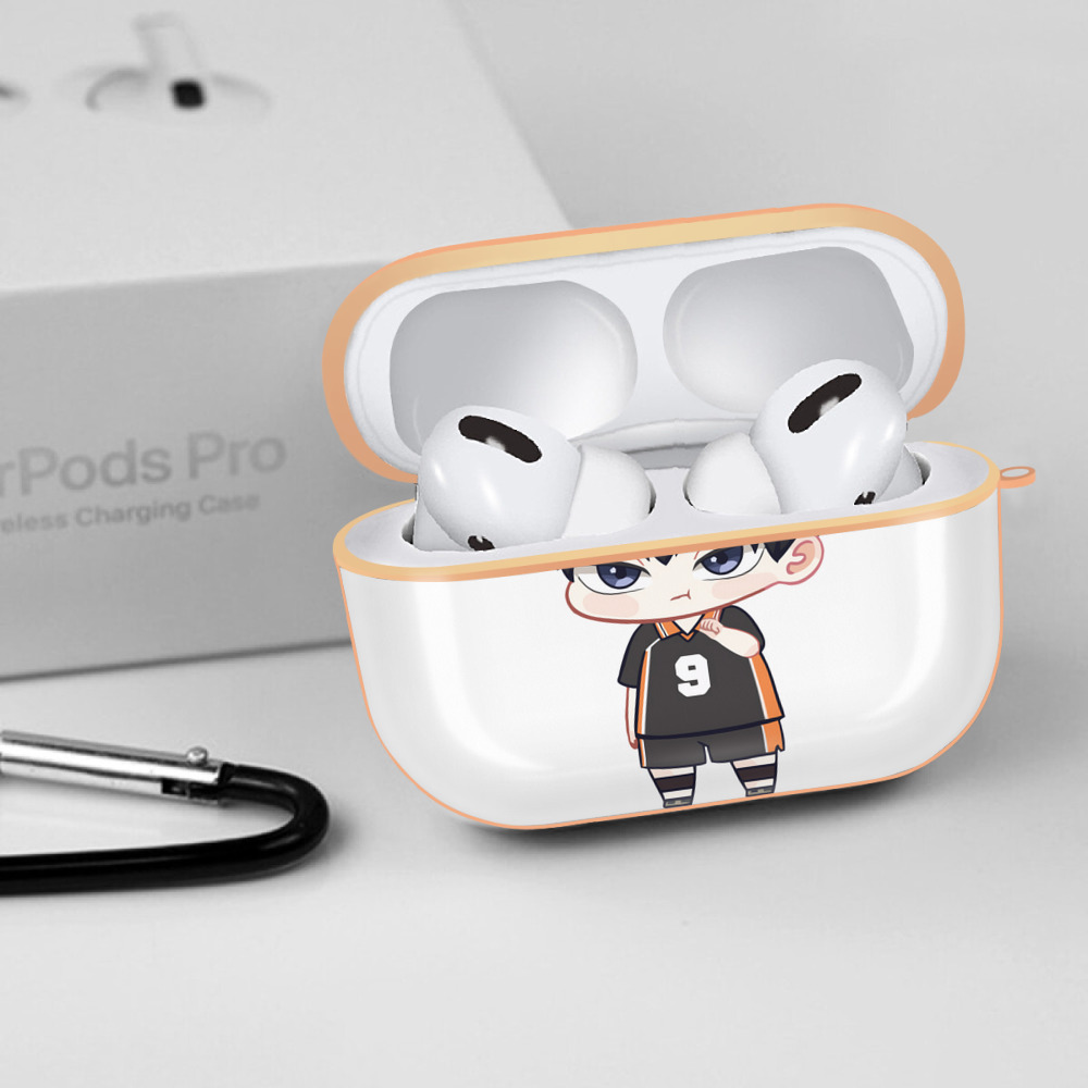 ハイキュー!! Haikyu!! 【AirPods Pro用】ハードシェル保護ケース｜耐衝撃・防指紋・カラビナ付き商品仕様