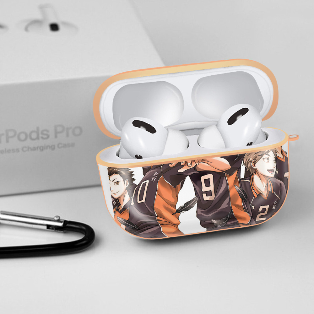 ハイキュー!! Haikyu!! 【AirPods Pro用】ハードシェル保護ケース｜耐衝撃・防指紋・カラビナ付き商品仕様