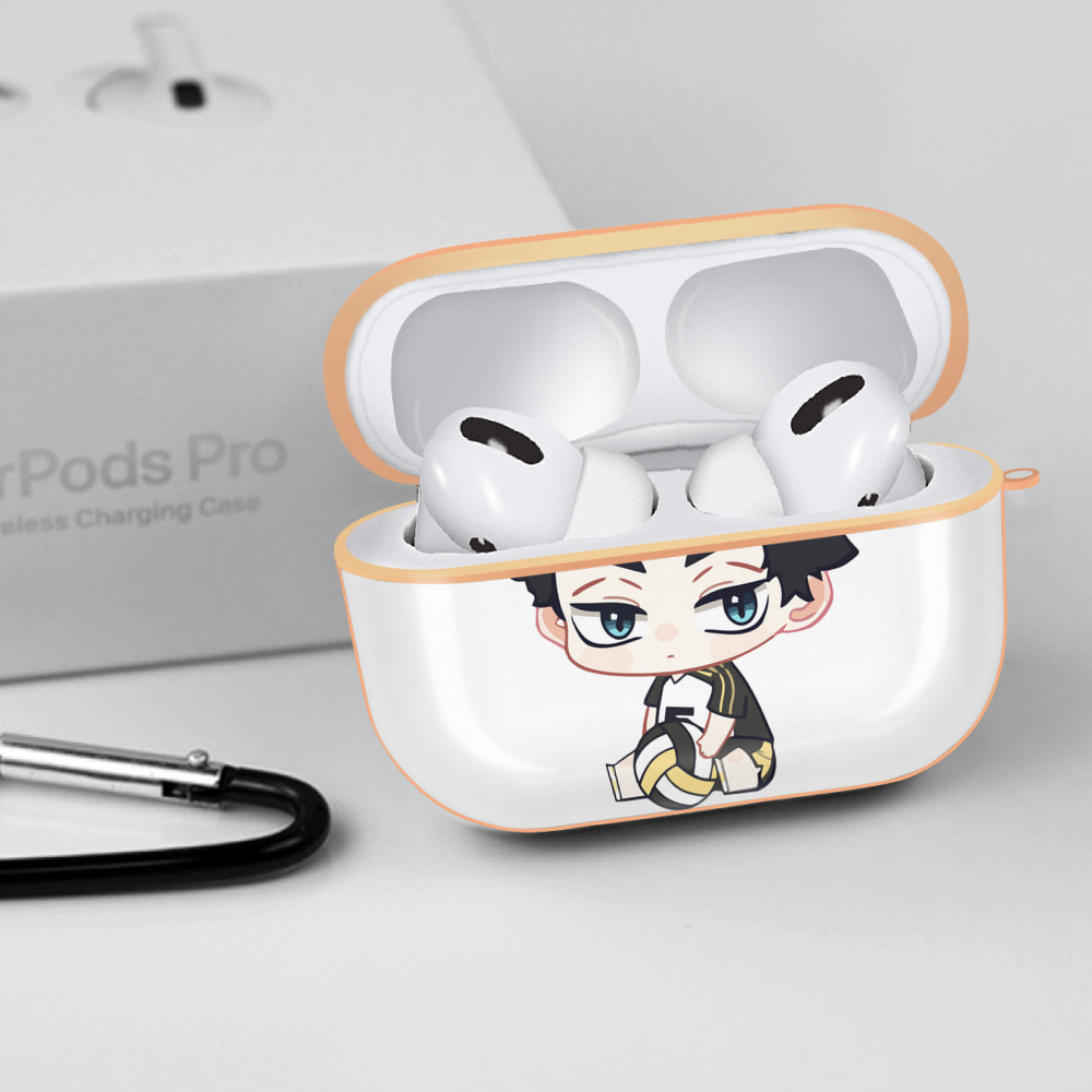 ハイキュー!! Haikyu!! 【AirPods Pro用】ハードシェル保護ケース｜耐衝撃・防指紋・カラビナ付き商品仕様