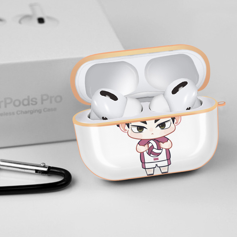 ハイキュー!! Haikyu!! 【AirPods Pro用】ハードシェル保護ケース｜耐衝撃・防指紋・カラビナ付き商品仕様