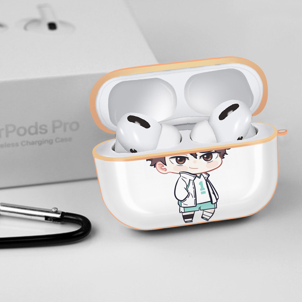 ハイキュー!! Haikyu!! 【AirPods Pro用】ハードシェル保護ケース｜耐衝撃・防指紋・カラビナ付き商品仕様