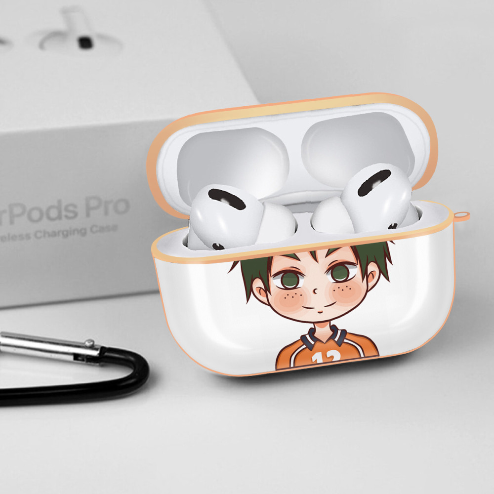 ハイキュー!! Haikyu!! 【AirPods Pro用】ハードシェル保護ケース｜耐衝撃・防指紋・カラビナ付き商品仕様