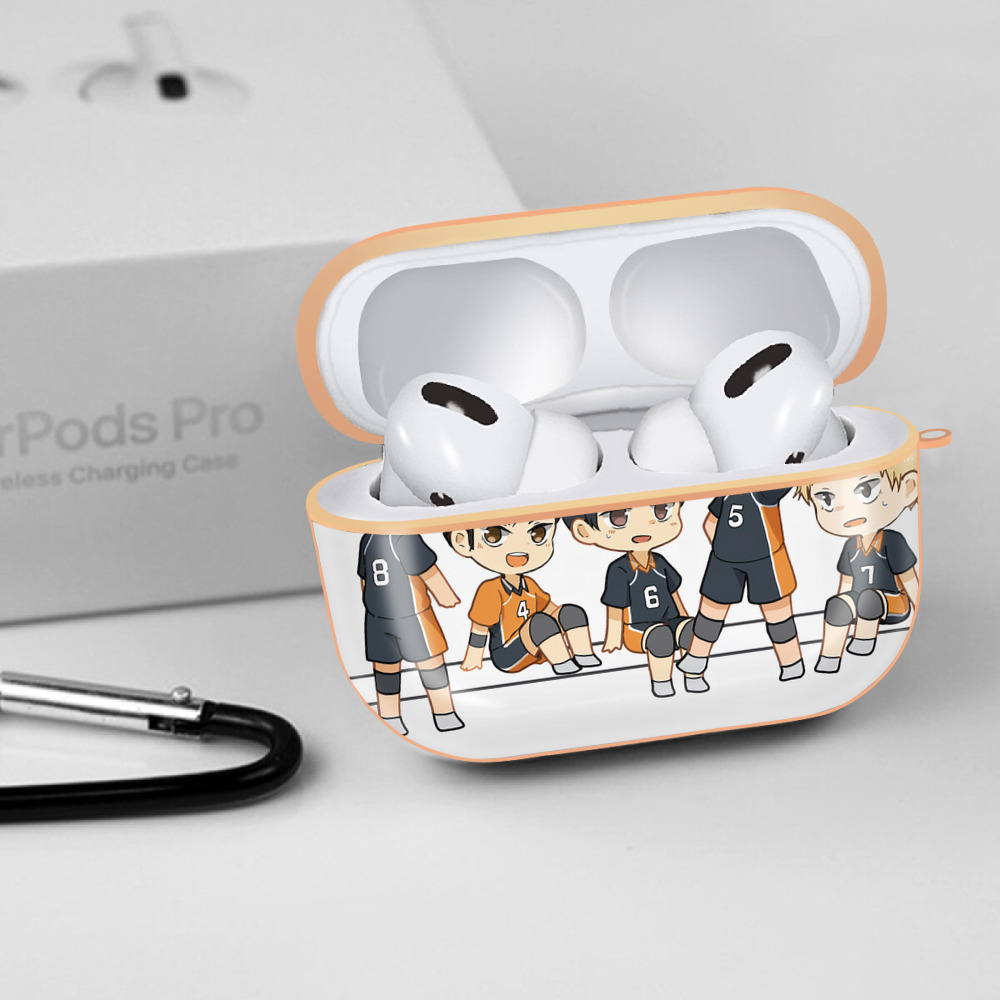 ハイキュー!! Haikyu!! 【AirPods Pro用】ハードシェル保護ケース｜耐衝撃・防指紋・カラビナ付き商品仕様
