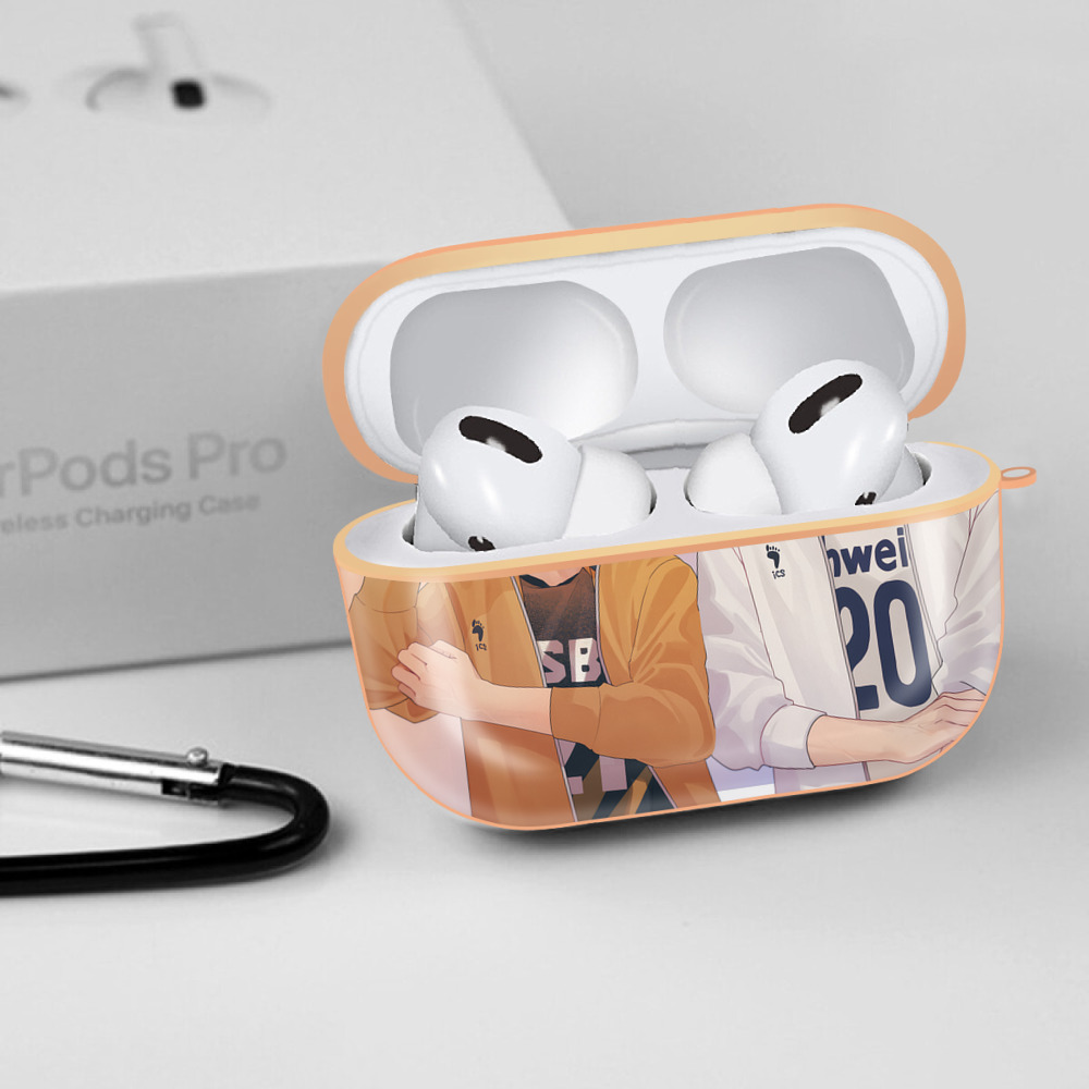 ハイキュー!! Haikyu!! 【AirPods Pro用】ハードシェル保護ケース｜耐衝撃・防指紋・カラビナ付き商品仕様