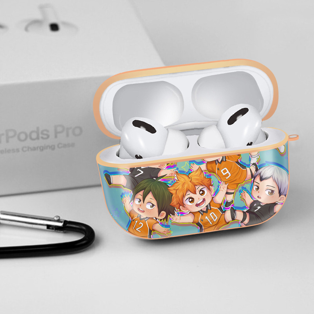 ハイキュー!! Haikyu!! 【AirPods Pro用】ハードシェル保護ケース｜耐衝撃・防指紋・カラビナ付き商品仕様