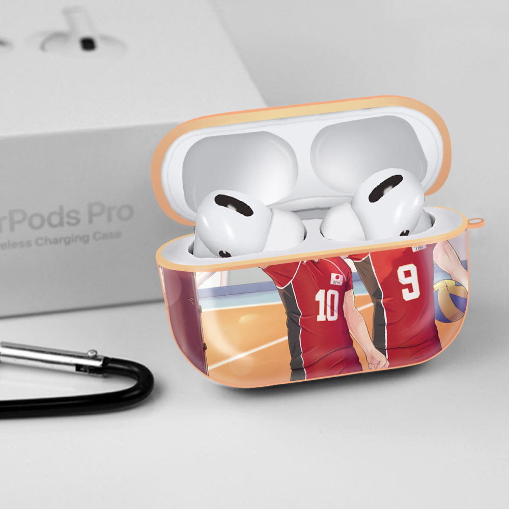 ハイキュー!! Haikyu!! 【AirPods Pro用】ハードシェル保護ケース｜耐衝撃・防指紋・カラビナ付き商品仕様