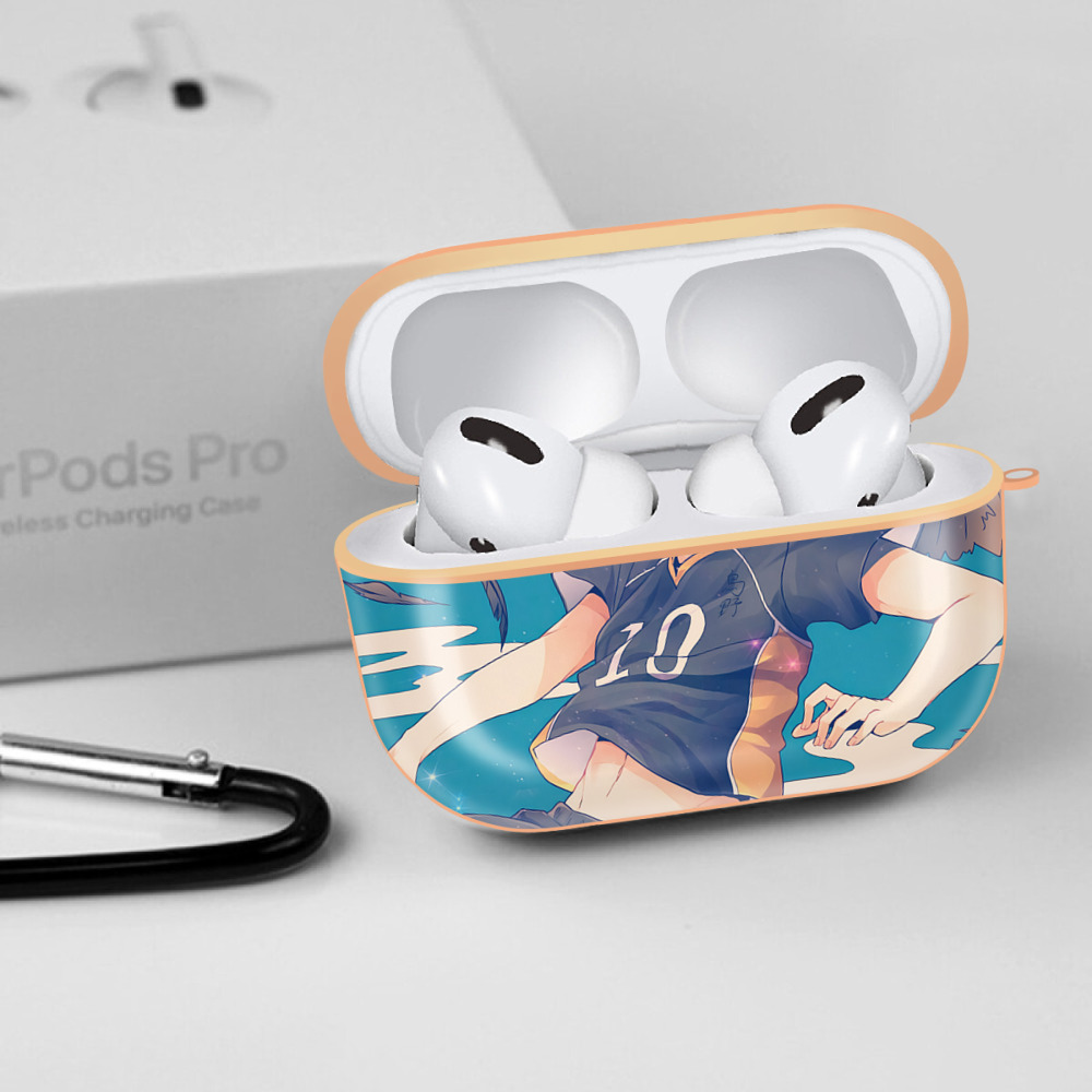 ハイキュー!! Haikyu!! 【AirPods Pro用】ハードシェル保護ケース｜耐衝撃・防指紋・カラビナ付き商品仕様