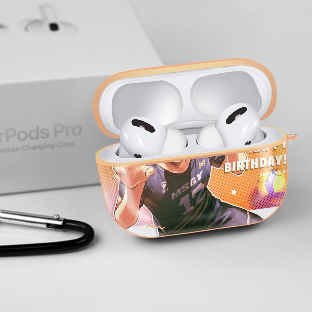 ハイキュー!! Haikyu!! 【AirPods Pro用】ハードシェル保護ケース｜耐衝撃・防指紋・カラビナ付き商品仕様