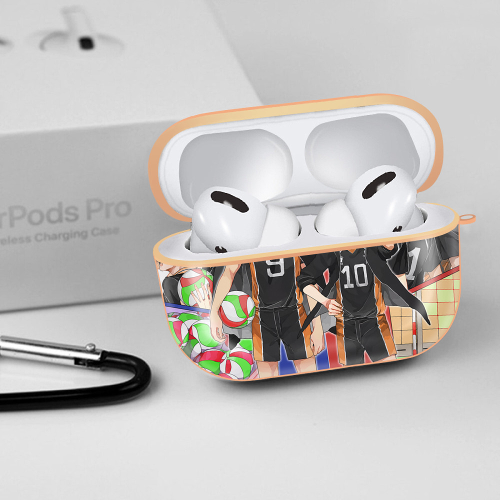 ハイキュー!! Haikyu!! 【AirPods Pro用】ハードシェル保護ケース｜耐衝撃・防指紋・カラビナ付き商品仕様