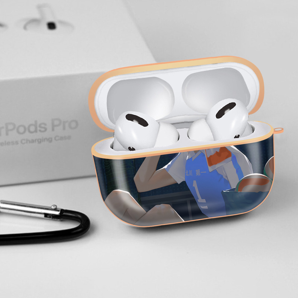 ハイキュー!! Haikyu!! 【AirPods Pro用】ハードシェル保護ケース｜耐衝撃・防指紋・カラビナ付き商品仕様