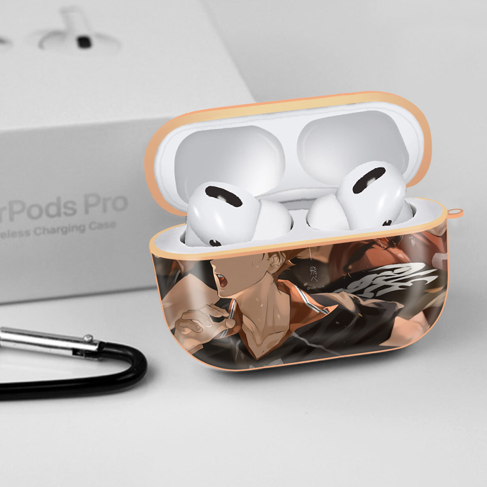 ハイキュー!! Haikyu!! 【AirPods Pro用】ハードシェル保護ケース｜耐衝撃・防指紋・カラビナ付き商品仕様