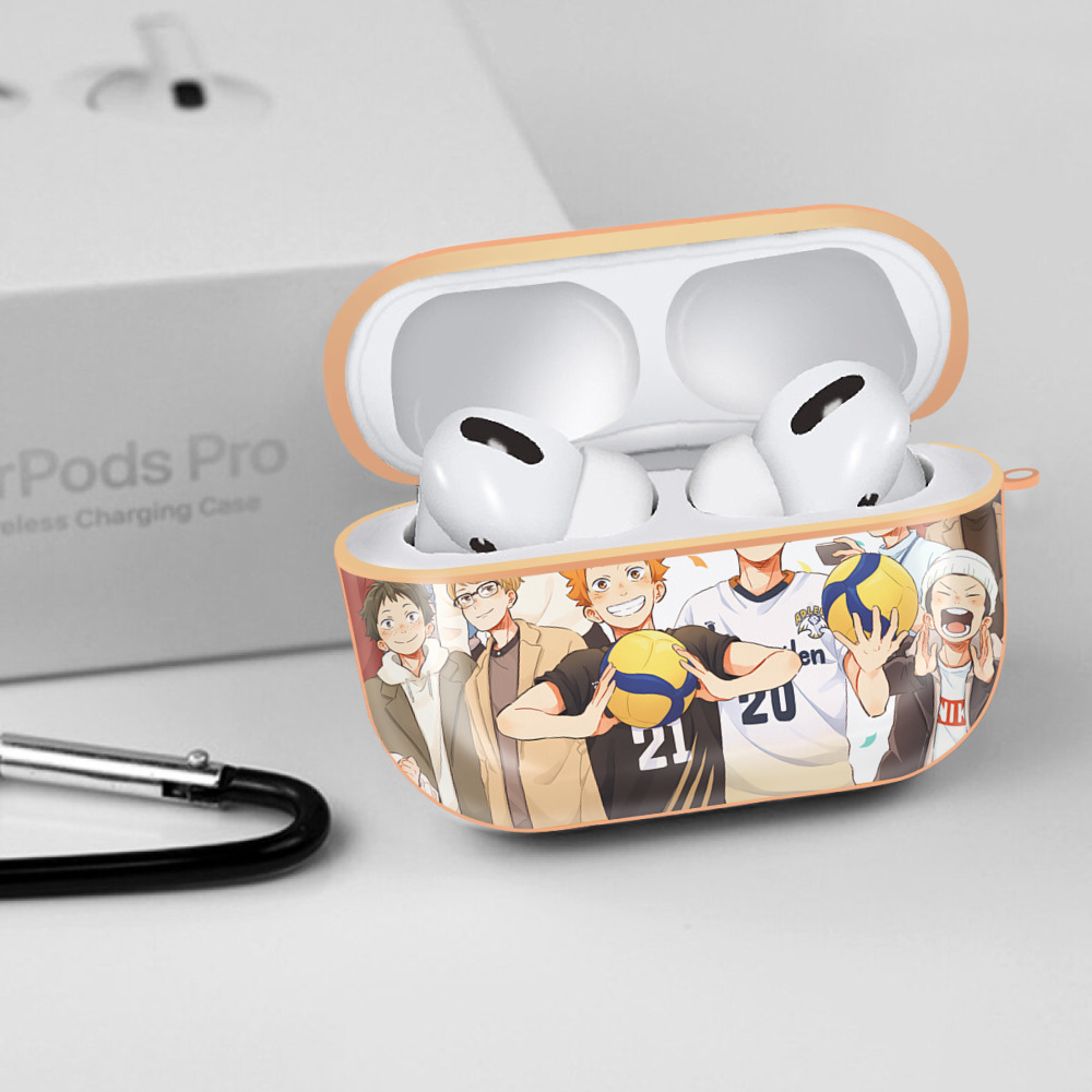 ハイキュー!! Haikyu!! 【AirPods Pro用】ハードシェル保護ケース｜耐衝撃・防指紋・カラビナ付き商品仕様