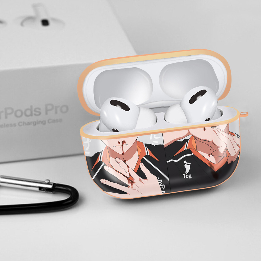 ハイキュー!! Haikyu!! 【AirPods Pro用】ハードシェル保護ケース｜耐衝撃・防指紋・カラビナ付き商品仕様