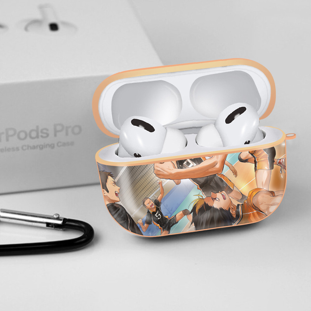 ハイキュー!! Haikyu!! 【AirPods Pro用】ハードシェル保護ケース｜耐衝撃・防指紋・カラビナ付き商品仕様