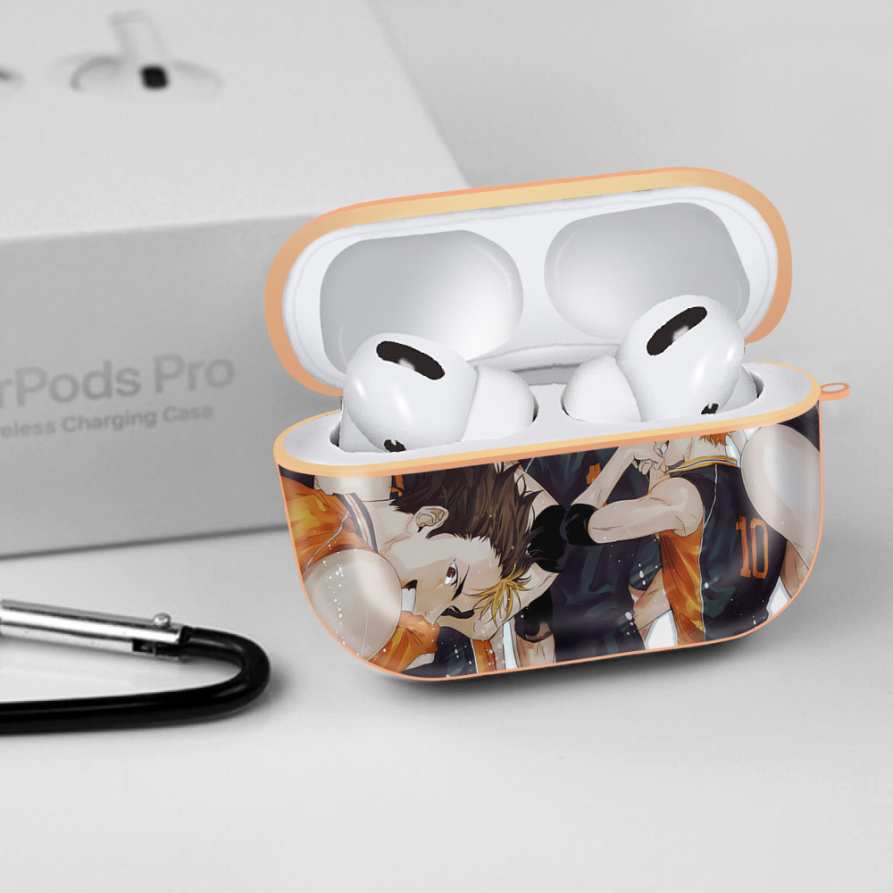 ハイキュー!! Haikyu!! 【AirPods Pro用】ハードシェル保護ケース｜耐衝撃・防指紋・カラビナ付き商品仕様
