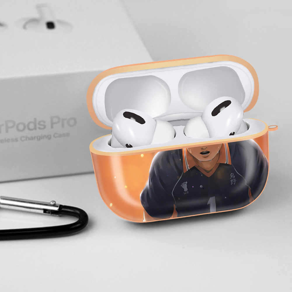 ハイキュー!! Haikyu!! 【AirPods Pro用】ハードシェル保護ケース｜耐衝撃・防指紋・カラビナ付き商品仕様