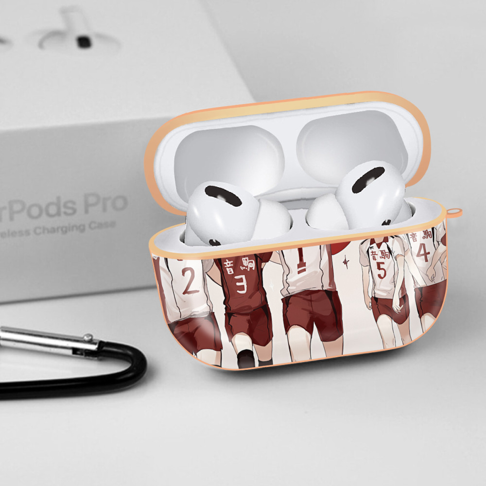 ハイキュー!! Haikyu!! 【AirPods Pro用】ハードシェル保護ケース｜耐衝撃・防指紋・カラビナ付き商品仕様