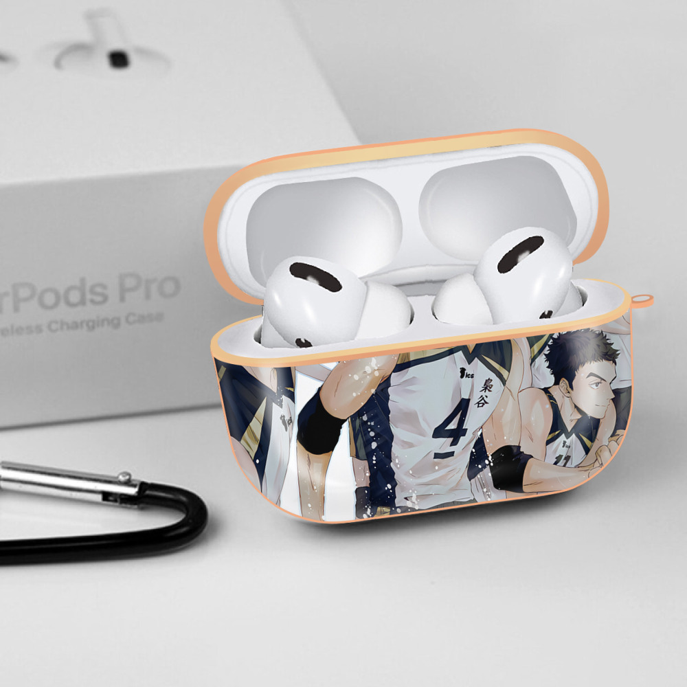ハイキュー!! Haikyu!! 【AirPods Pro用】ハードシェル保護ケース｜耐衝撃・防指紋・カラビナ付き商品仕様