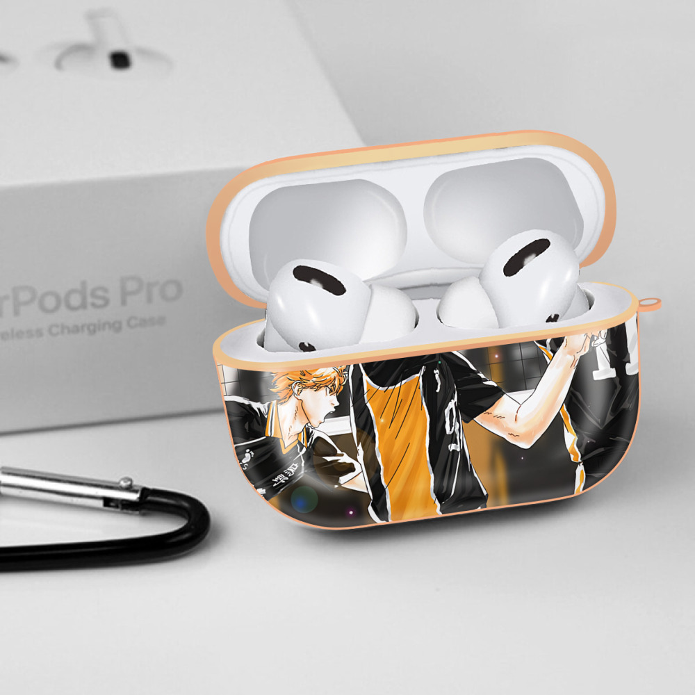 ハイキュー!! Haikyu!! 【AirPods Pro用】ハードシェル保護ケース｜耐衝撃・防指紋・カラビナ付き商品仕様