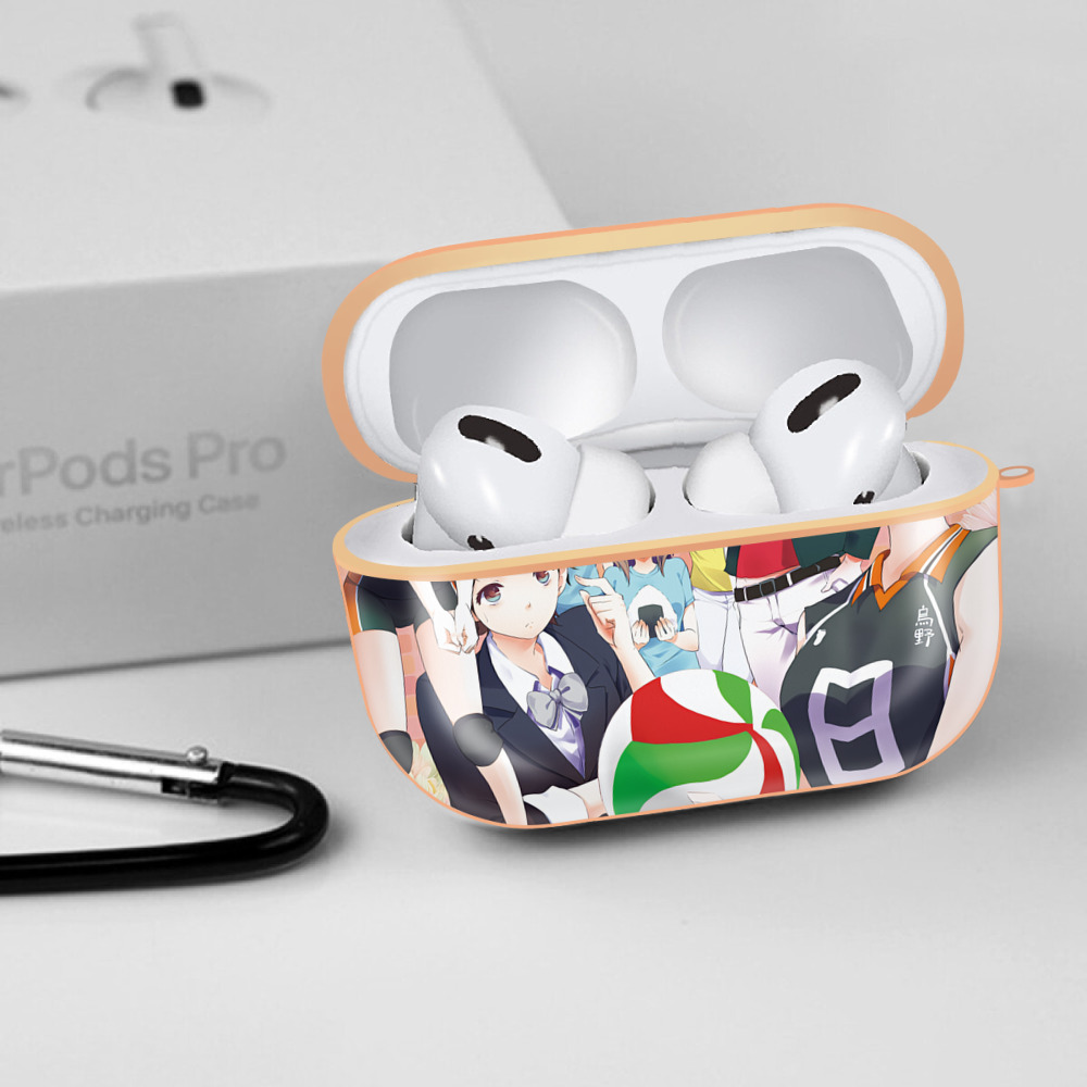 ハイキュー!! Haikyu!! 【AirPods Pro用】ハードシェル保護ケース｜耐衝撃・防指紋・カラビナ付き商品仕様