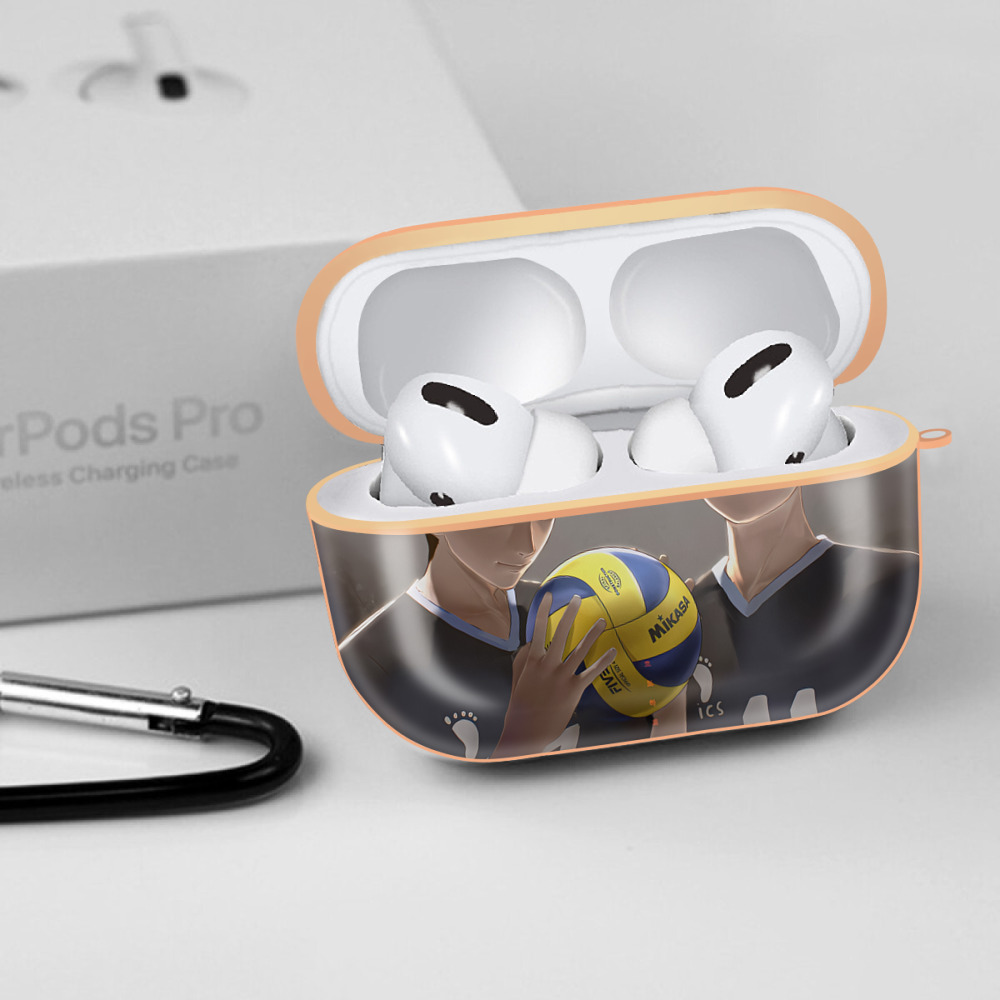 ハイキュー!! Haikyu!! 【AirPods Pro用】ハードシェル保護ケース｜耐衝撃・防指紋・カラビナ付き商品仕様