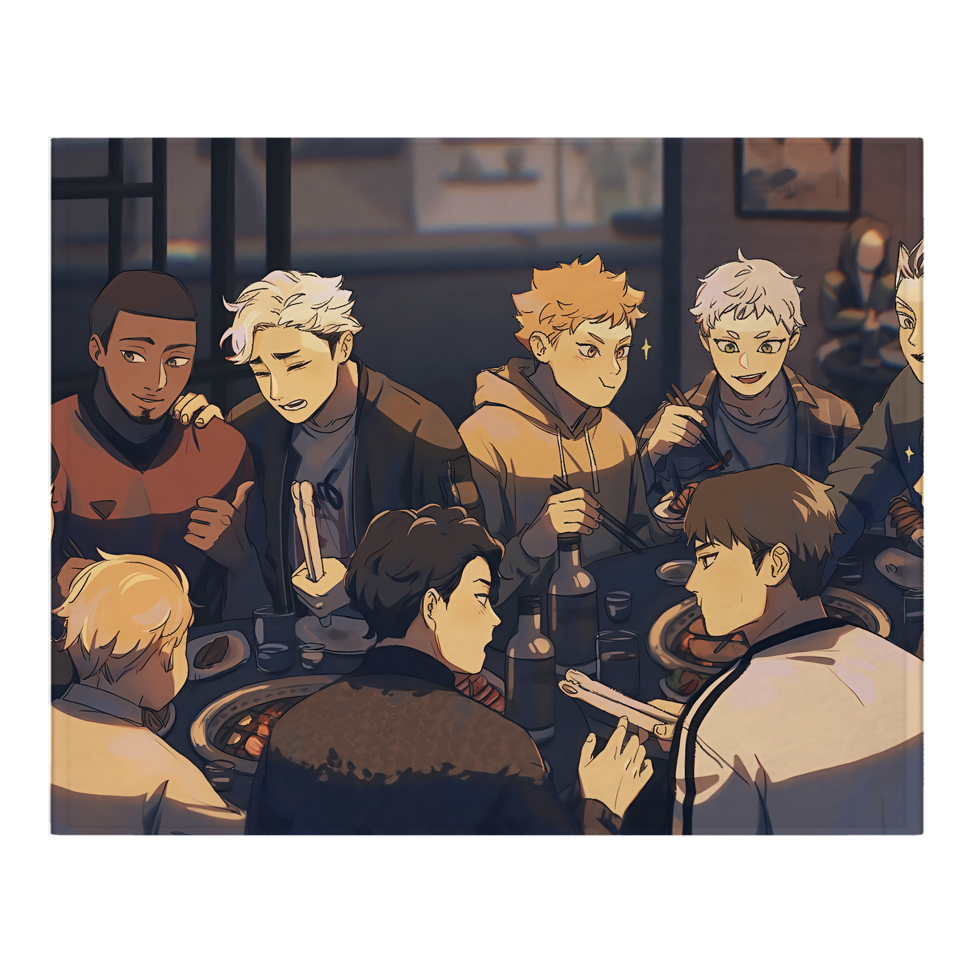 （画像用） ハイキュー!! Haikyu!! フランネルブランケット・多サイズ対応（横型）