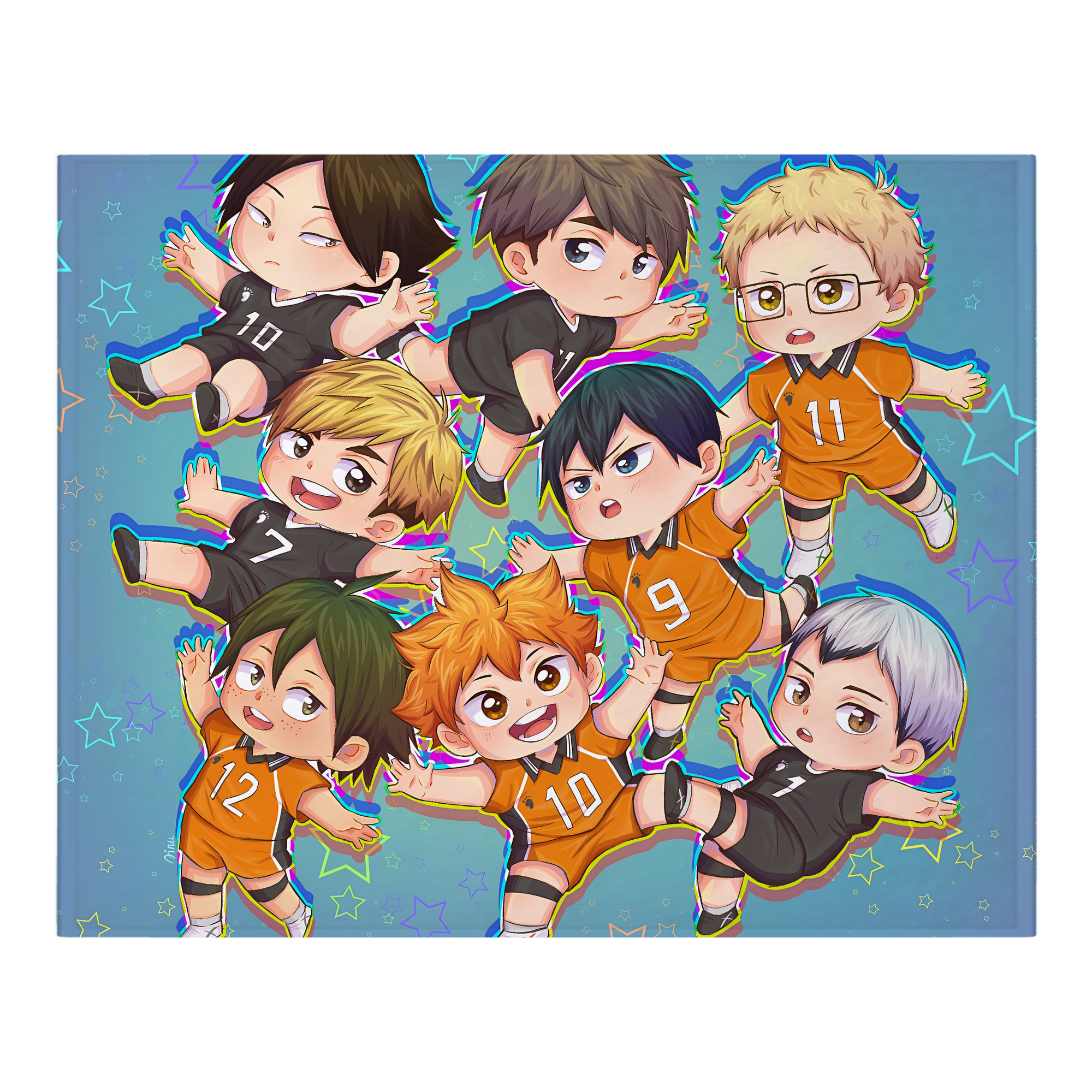 （画像用） ハイキュー!! Haikyu!! フランネルブランケット・多サイズ対応（横型）