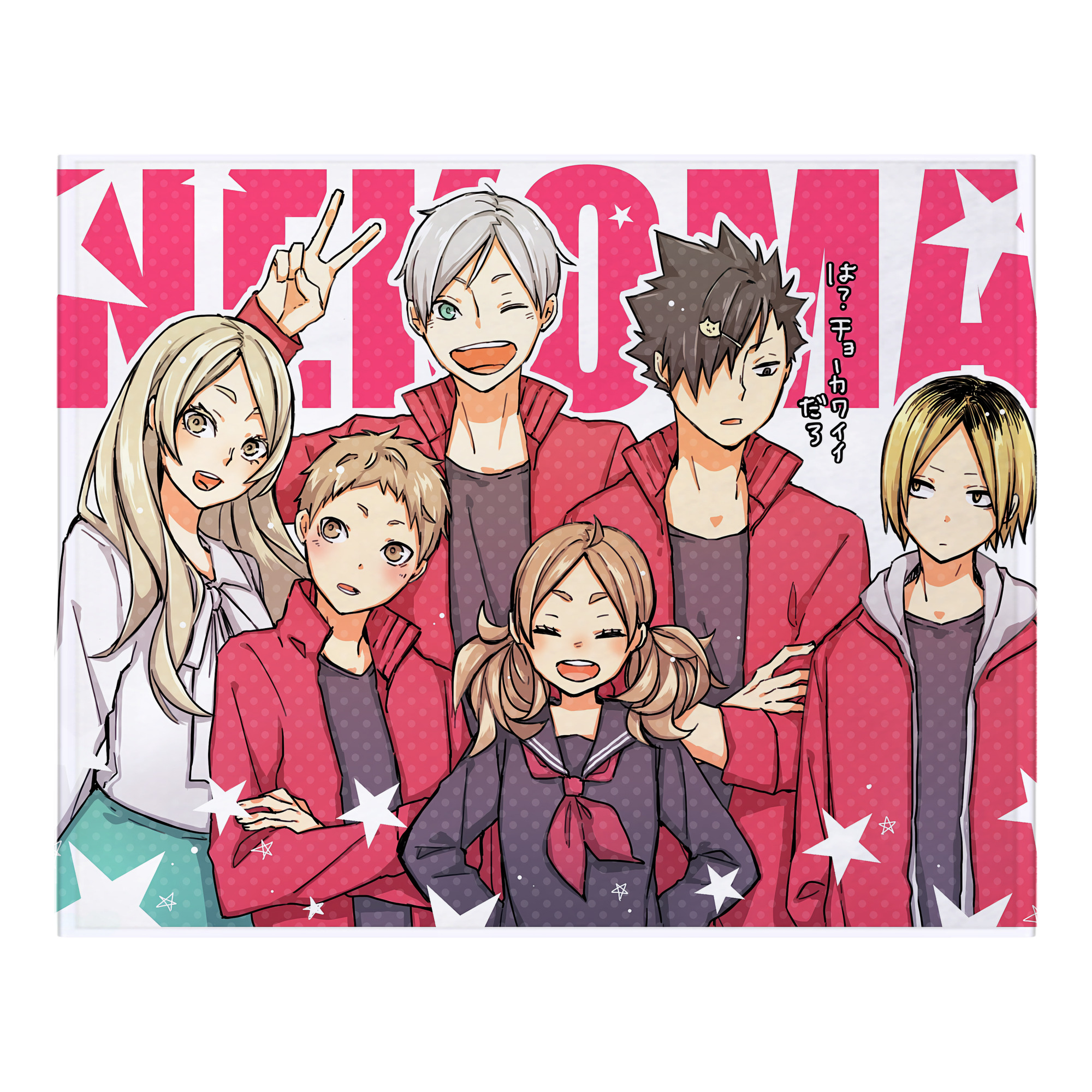 （画像用） ハイキュー!! Haikyu!! フランネルブランケット・多サイズ対応（横型）
