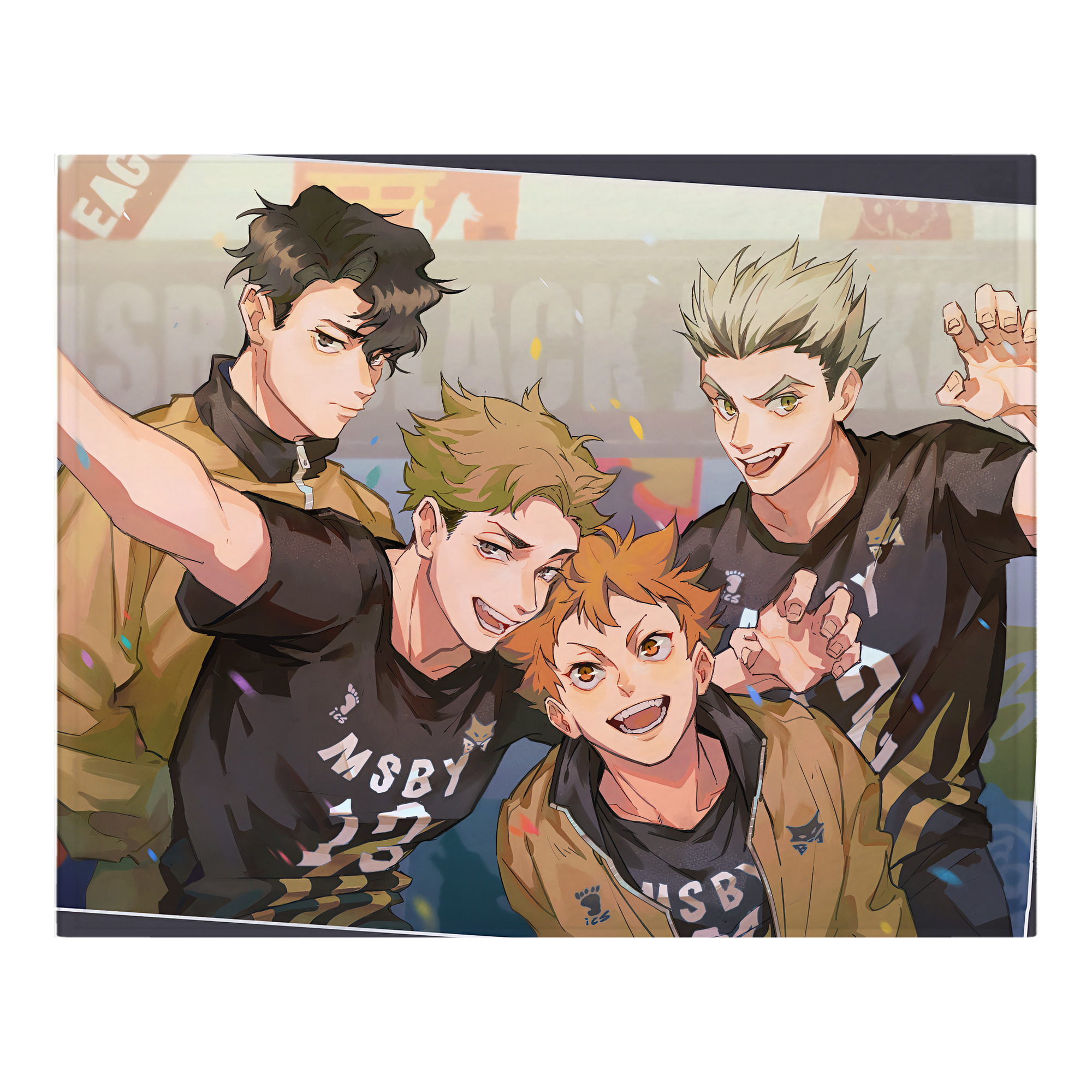 （画像用） ハイキュー!! Haikyu!! フランネルブランケット・多サイズ対応（横型）