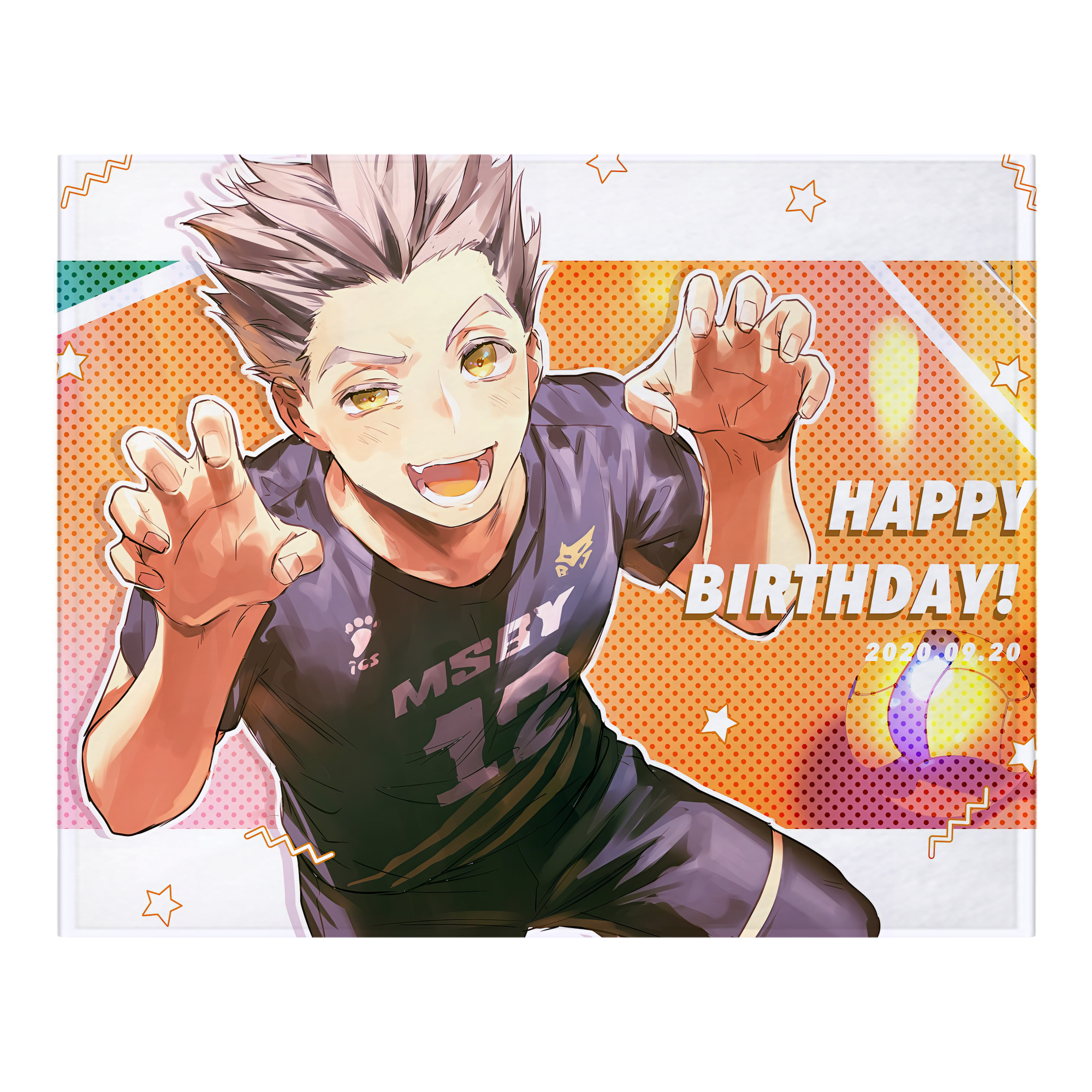（画像用） ハイキュー!! Haikyu!! フランネルブランケット・多サイズ対応（横型）