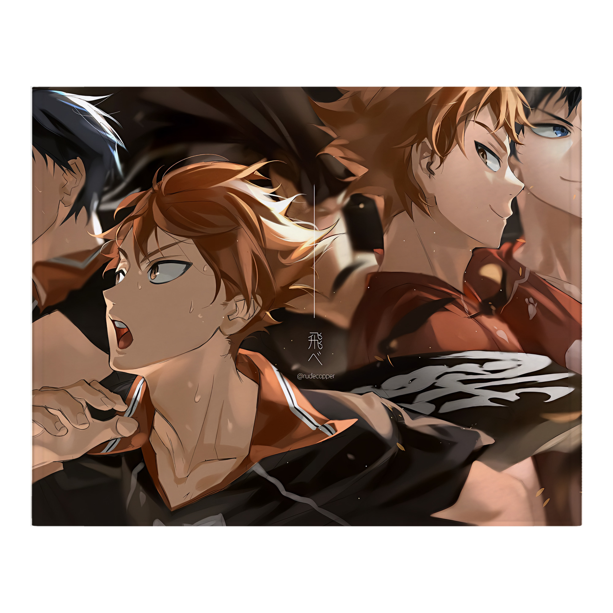 （画像用） ハイキュー!! Haikyu!! フランネルブランケット・多サイズ対応（横型）