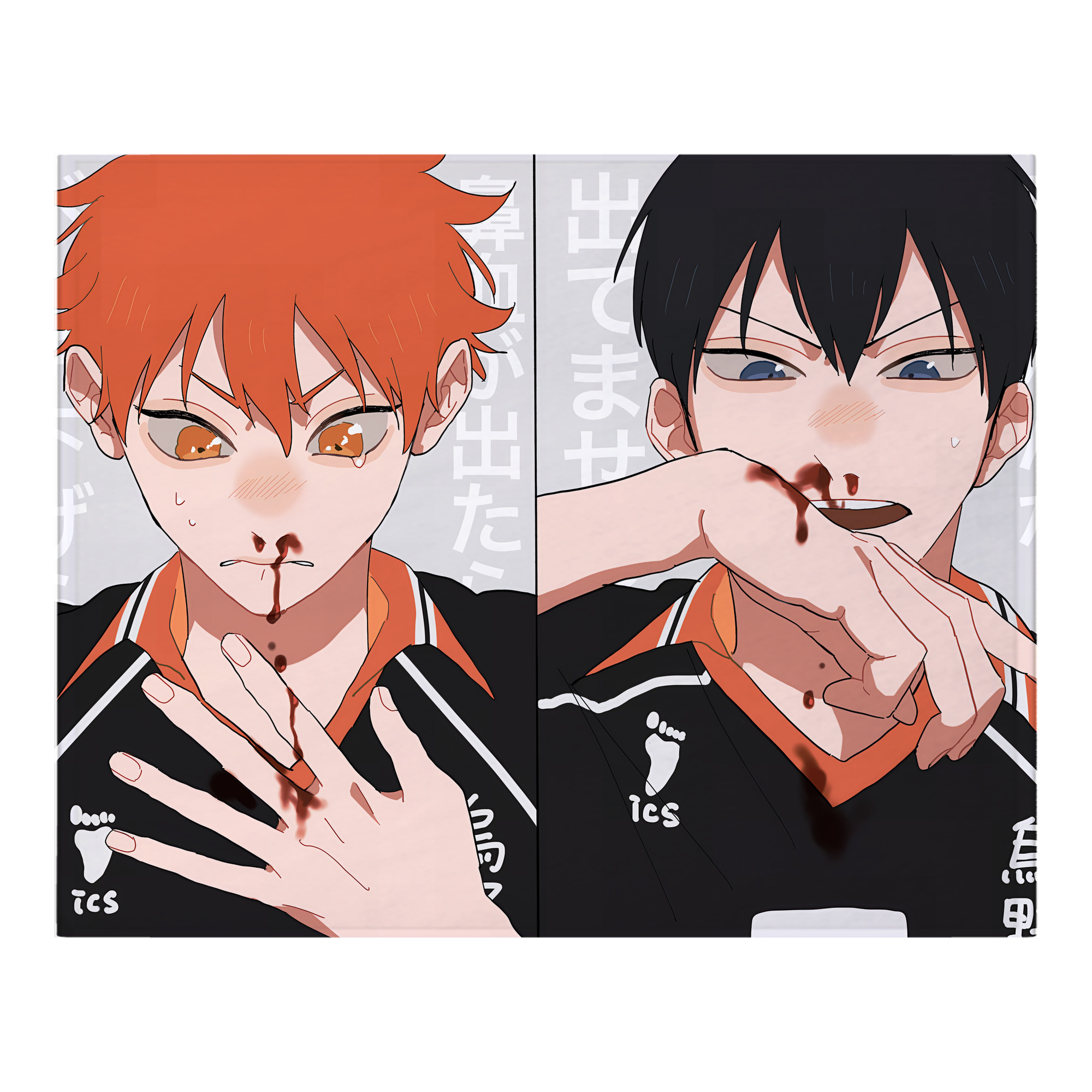 （画像用） ハイキュー!! Haikyu!! フランネルブランケット・多サイズ対応（横型）