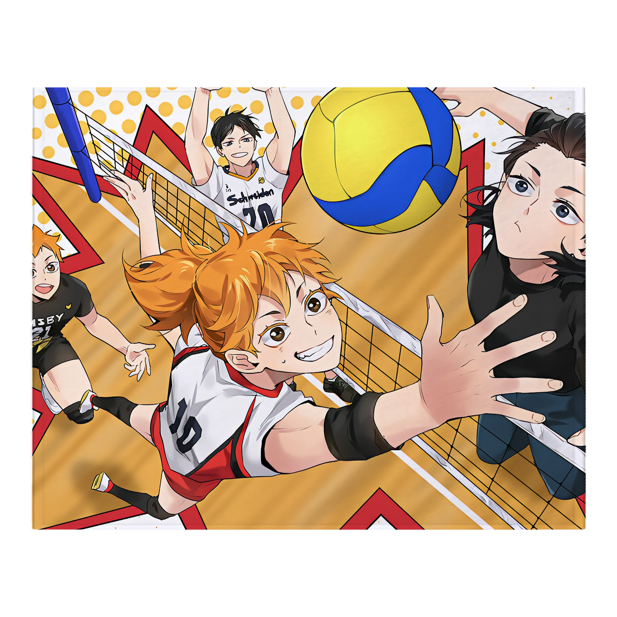 （画像用） ハイキュー!! Haikyu!! フランネルブランケット・多サイズ対応（横型）