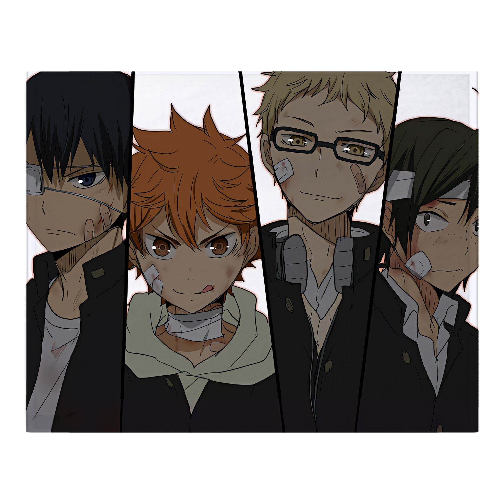 （画像用） ハイキュー!! Haikyu!! フランネルブランケット・多サイズ対応（横型）